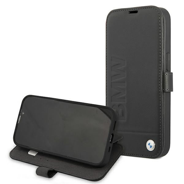 BMW Signature odinis dėklas iPhone 13 mini – juodas