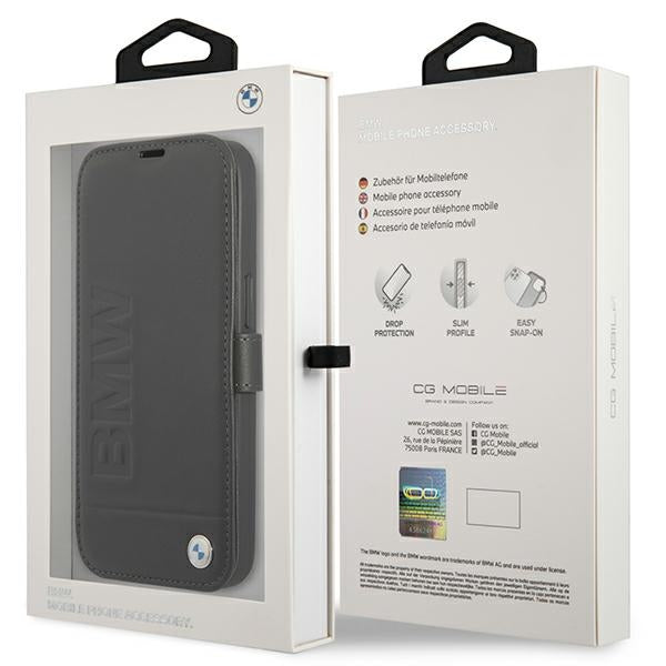 BMW Signature odinis dėklas iPhone 13 mini – juodas