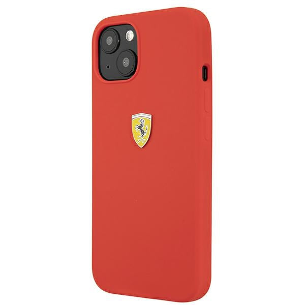 Ferrari silikoninis dėklas iPhone 13 mini – raudonas