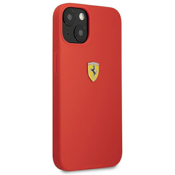 Ferrari silikoninis dėklas iPhone 13 mini – raudonas