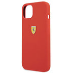 Ferrari silikoninis dėklas iPhone 13 mini – raudonas