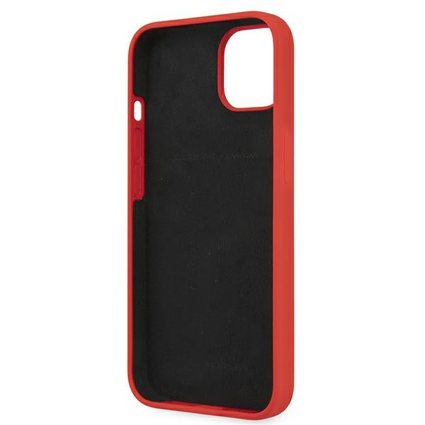 Ferrari silikoninis dėklas iPhone 13 mini – raudonas
