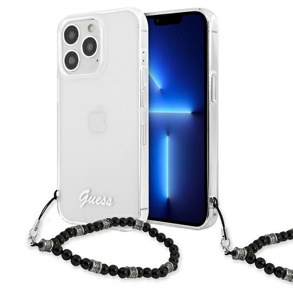 Guess skaidrus dėklas iPhone 13/13 Pro – Pearl