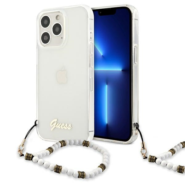 Guess skaidrus dėklas iPhone 13/13 Pro – Pearl