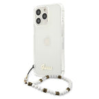 Guess skaidrus dėklas iPhone 13/13 Pro – Pearl