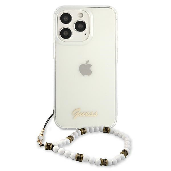 Guess skaidrus dėklas iPhone 13/13 Pro – Pearl