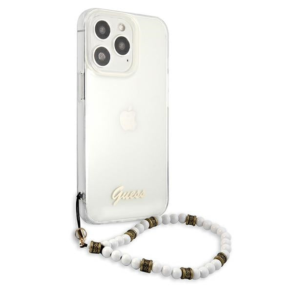 Guess skaidrus dėklas iPhone 13/13 Pro – Pearl