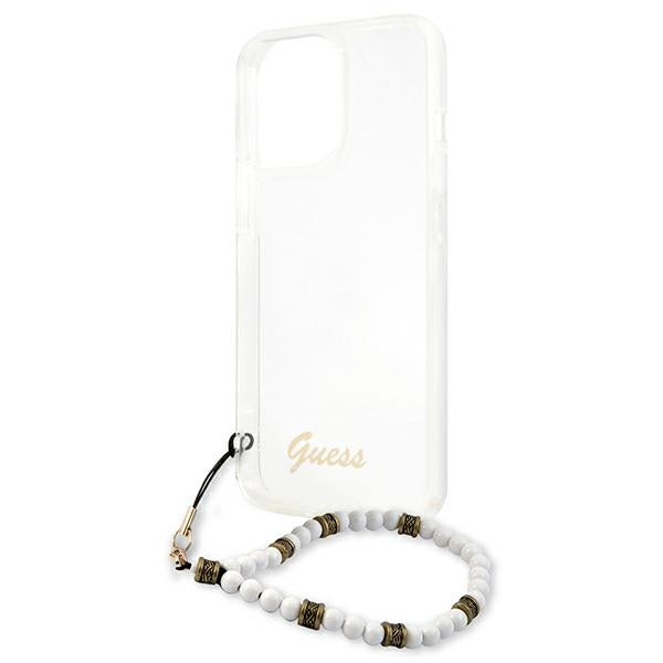Guess skaidrus dėklas iPhone 13/13 Pro – Pearl
