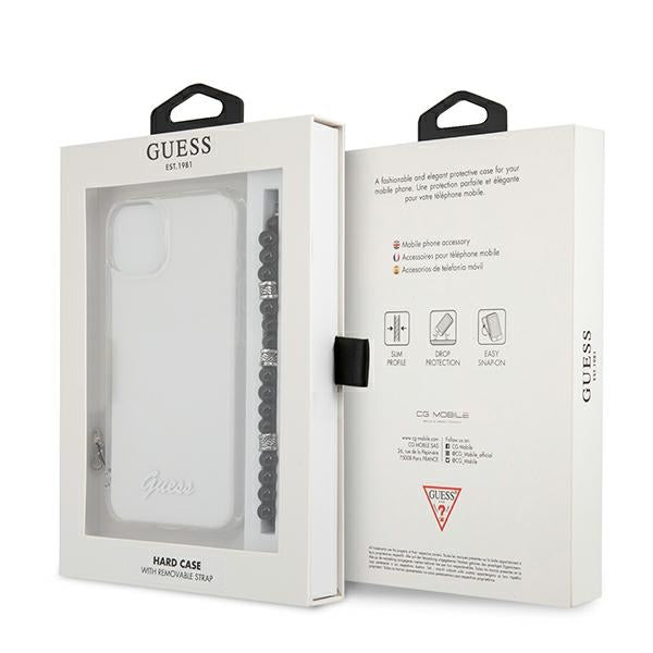 Guess skaidrus dėklas iPhone 13 – Black Pearl -- iPhone 13