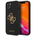 Guess silikoninis dėklas iPhone 13 mini – juodas