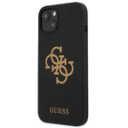 Guess silikoninis dėklas iPhone 13 mini – juodas