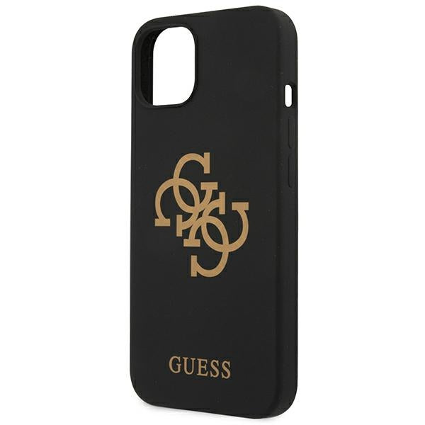 Guess silikoninis dėklas iPhone 13 mini – juodas