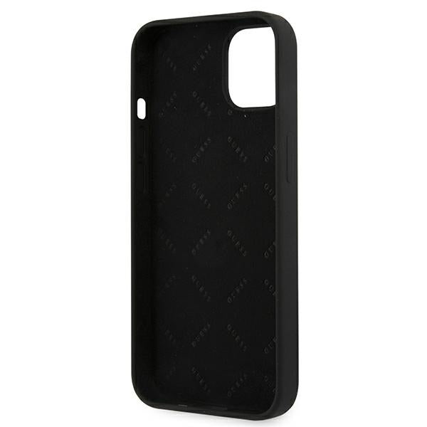 Guess silikoninis dėklas iPhone 13 mini – juodas