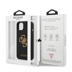 Guess silikoninis dėklas iPhone 13 mini – juodas