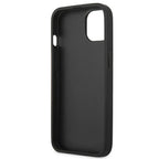 Guess Saffiano Stripe dėklas iPhone 13 mini – pilkas