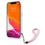 Guess dėklas su dirželiu iPhone 13 Pro Max – rožinis -- iPhone 13 Pro Max