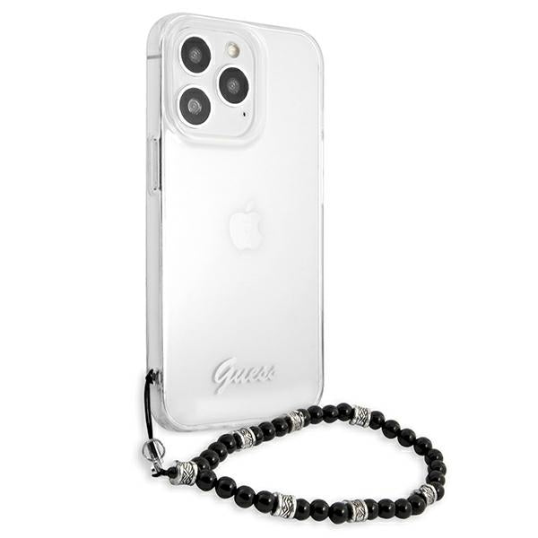 Guess skaidrus dėklas iPhone 13 Pro Max – Pearl