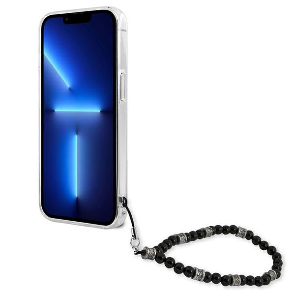 Guess skaidrus dėklas iPhone 13 Pro Max – Pearl