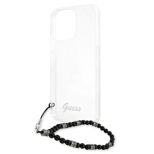 Guess skaidrus dėklas iPhone 13 Pro Max – Pearl