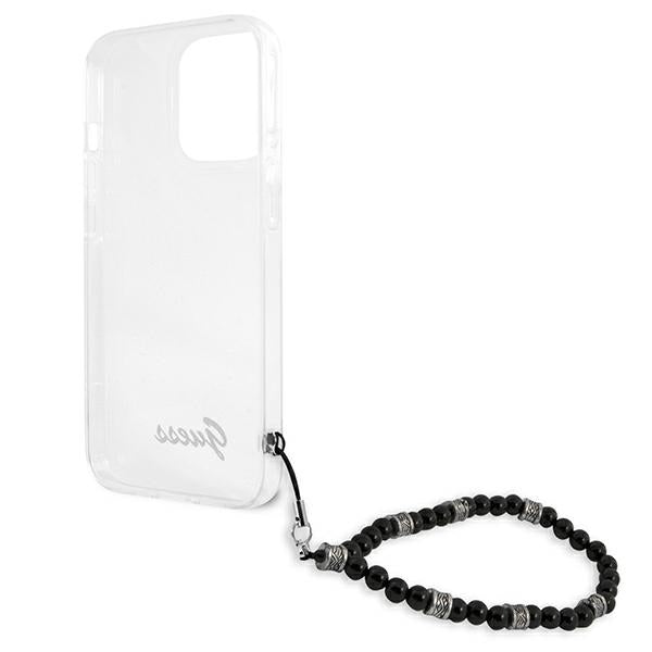 Guess skaidrus dėklas iPhone 13 Pro Max – Pearl