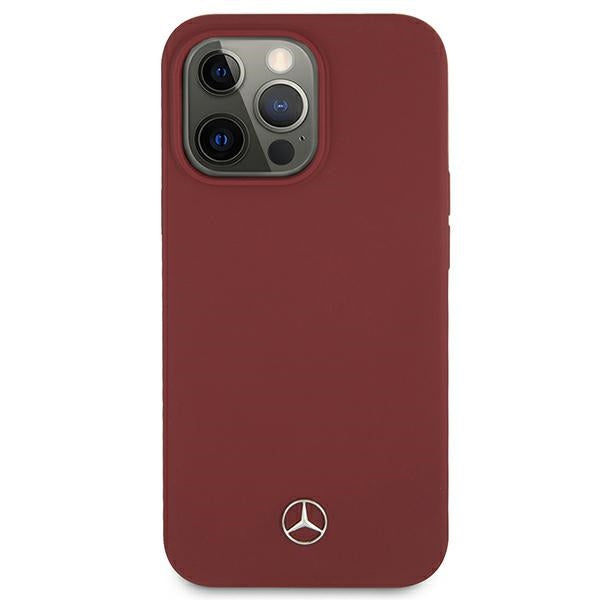Mercedes-Benz silikoninis dėklas iPhone 13/13 Pro – raudonas