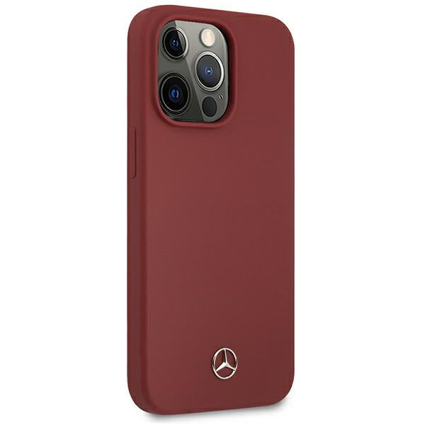 Mercedes-Benz silikoninis dėklas iPhone 13/13 Pro – raudonas