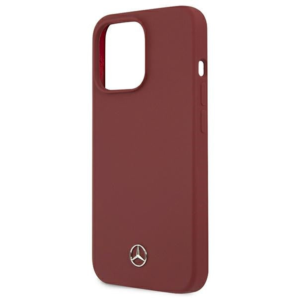 Mercedes-Benz silikoninis dėklas iPhone 13/13 Pro – raudonas