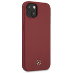 Mercedes silikoninis dėklas iPhone 13/14/15 6.1 – raudonas