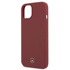 Mercedes silikoninis dėklas iPhone 13/14/15 6.1 – raudonas