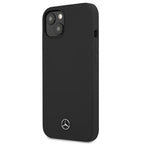 Mercedes silikoninis dėklas iPhone 13 mini – juodas