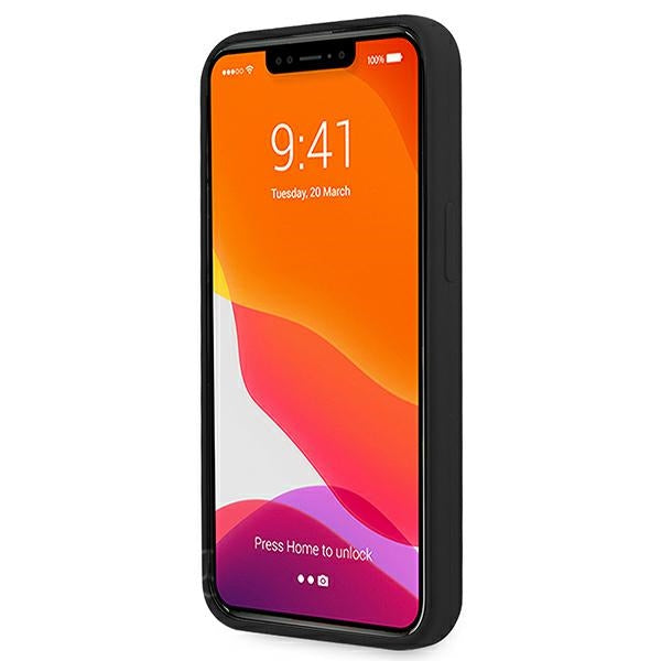 Mercedes silikoninis dėklas iPhone 13 mini – juodas