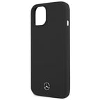 Mercedes silikoninis dėklas iPhone 13 mini – juodas