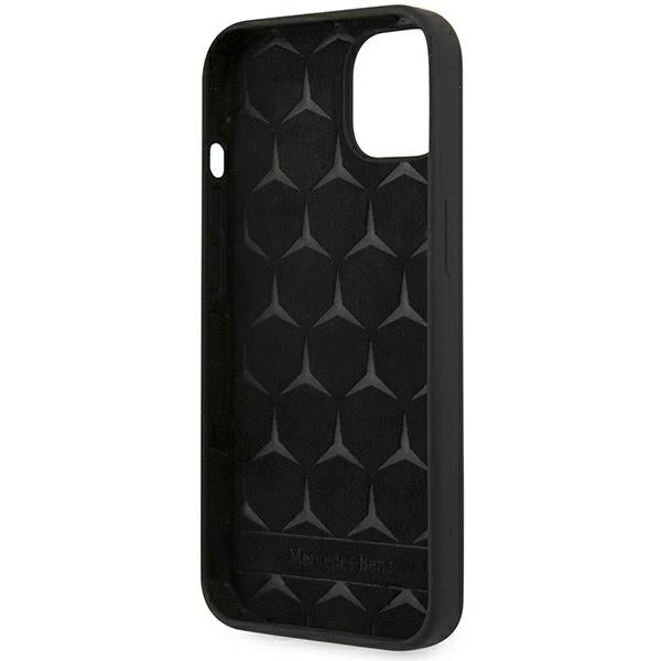 Mercedes silikoninis dėklas iPhone 13 mini – juodas