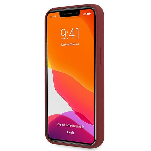 Mercedes silikoninis dėklas iPhone 13 Pro Max – raudonas