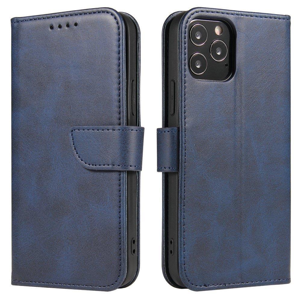 Magnet Case atverčiamas dėklas su stovu Xiaomi Redmi Note 11 Pro+ 5G – mėlynas -- Xiaomi Mi 11i HyperCharge