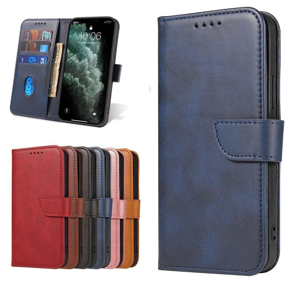 Magnet Case atverčiamas dėklas su stovu Xiaomi Redmi Note 11 Pro+ 5G – mėlynas -- Xiaomi Mi 11i HyperCharge
