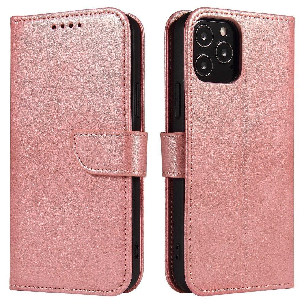 Magnet Case dėklas su stovu Xiaomi Redmi Note 11 Pro+ 5G – rožinis -- Xiaomi Mi 11i HyperCharge