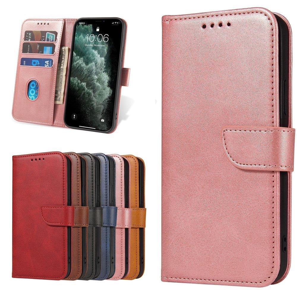 Magnet Case dėklas su stovu Xiaomi Redmi Note 11 Pro+ 5G – rožinis -- Xiaomi Mi 11i HyperCharge