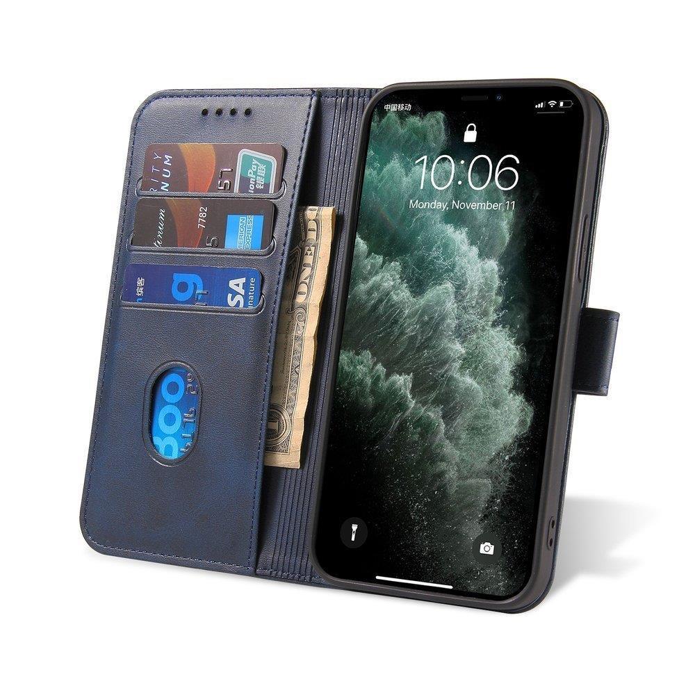 Magnetinis atverčiamas dėklas Poco M4 Pro 5G – mėlynas -- Xiaomi Poco M4 Pro