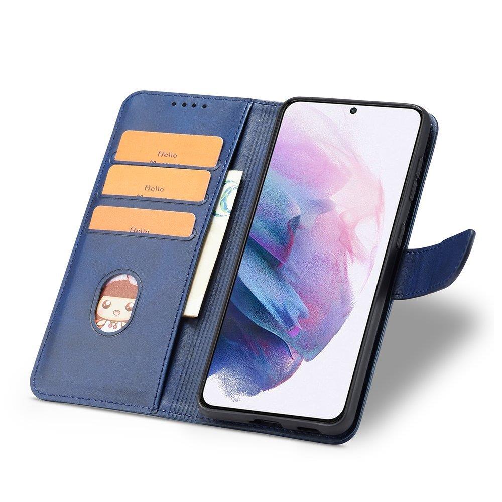 Magnet dėklas Samsung Galaxy S22+ – mėlynas, atverčiamas -- Samsung Galaxy S22+
