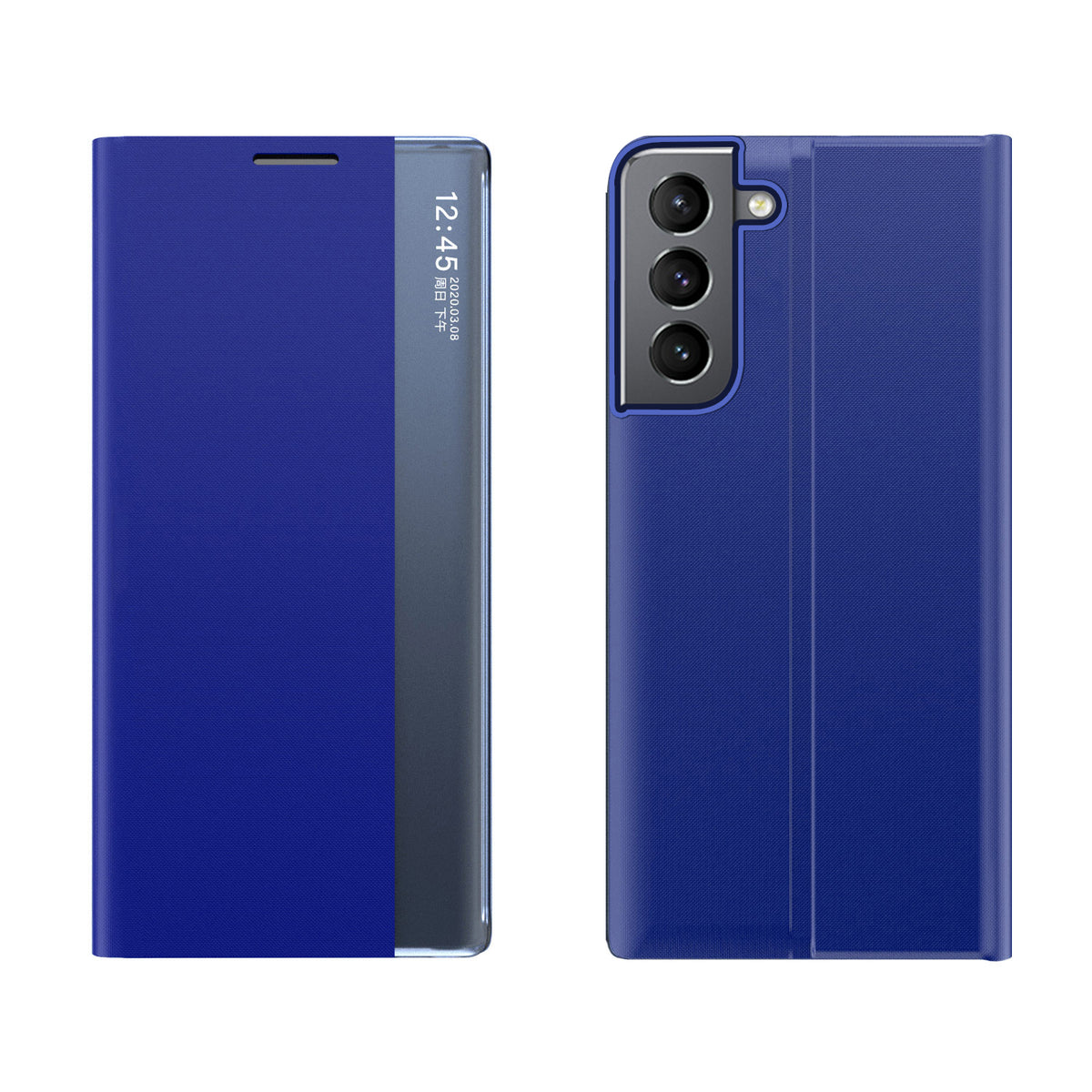 Sleep Case dėklas Samsung Galaxy S22 Plus – mėlynas -- Samsung Galaxy S22+