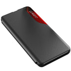 Eco Leather View Case dėklas Samsung Galaxy S22 Plus – mėlynas -- Samsung Galaxy S22+