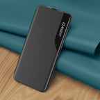 Eco Leather View Case dėklas Samsung Galaxy S22 Plus – mėlynas -- Samsung Galaxy S22+