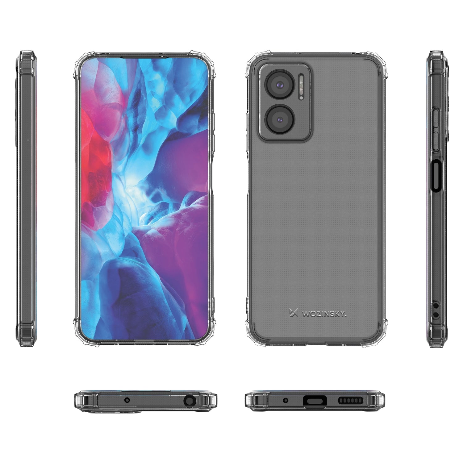 Skaidrus TPU dėklas Xiaomi Redmi 10 – Wozinsky Anti Shock -- Xiaomi Redmi 10