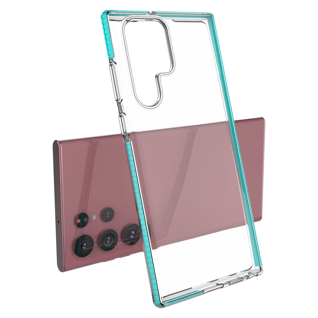 TPU dėklas Samsung Galaxy S22 Ultra – šviesiai rožinis -- Samsung Galaxy S22 Ultra