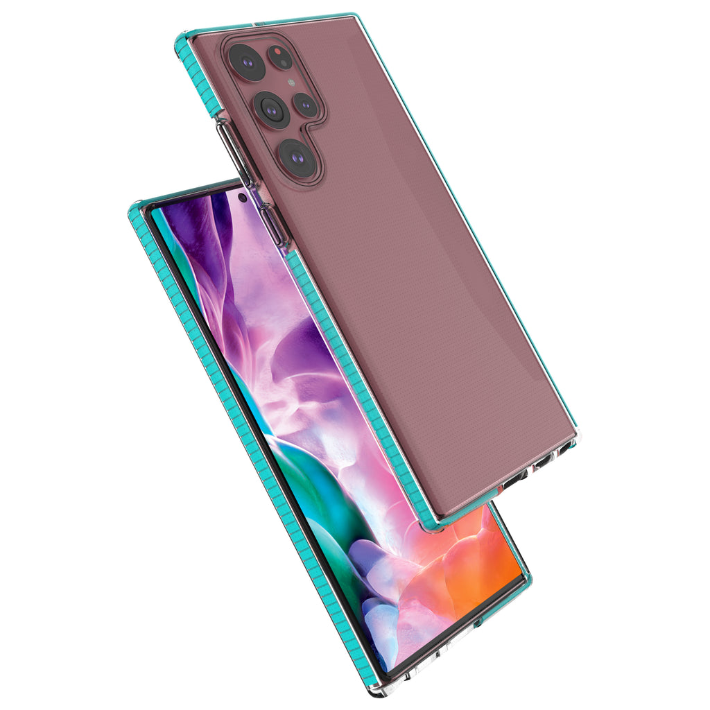 TPU dėklas Samsung Galaxy S22 Ultra – šviesiai rožinis -- Samsung Galaxy S22 Ultra