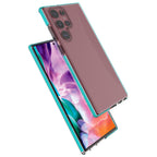 Spring Case TPU dėklas Galaxy S22 Ultra – tamsiai mėlynas -- Samsung Galaxy S22 Ultra