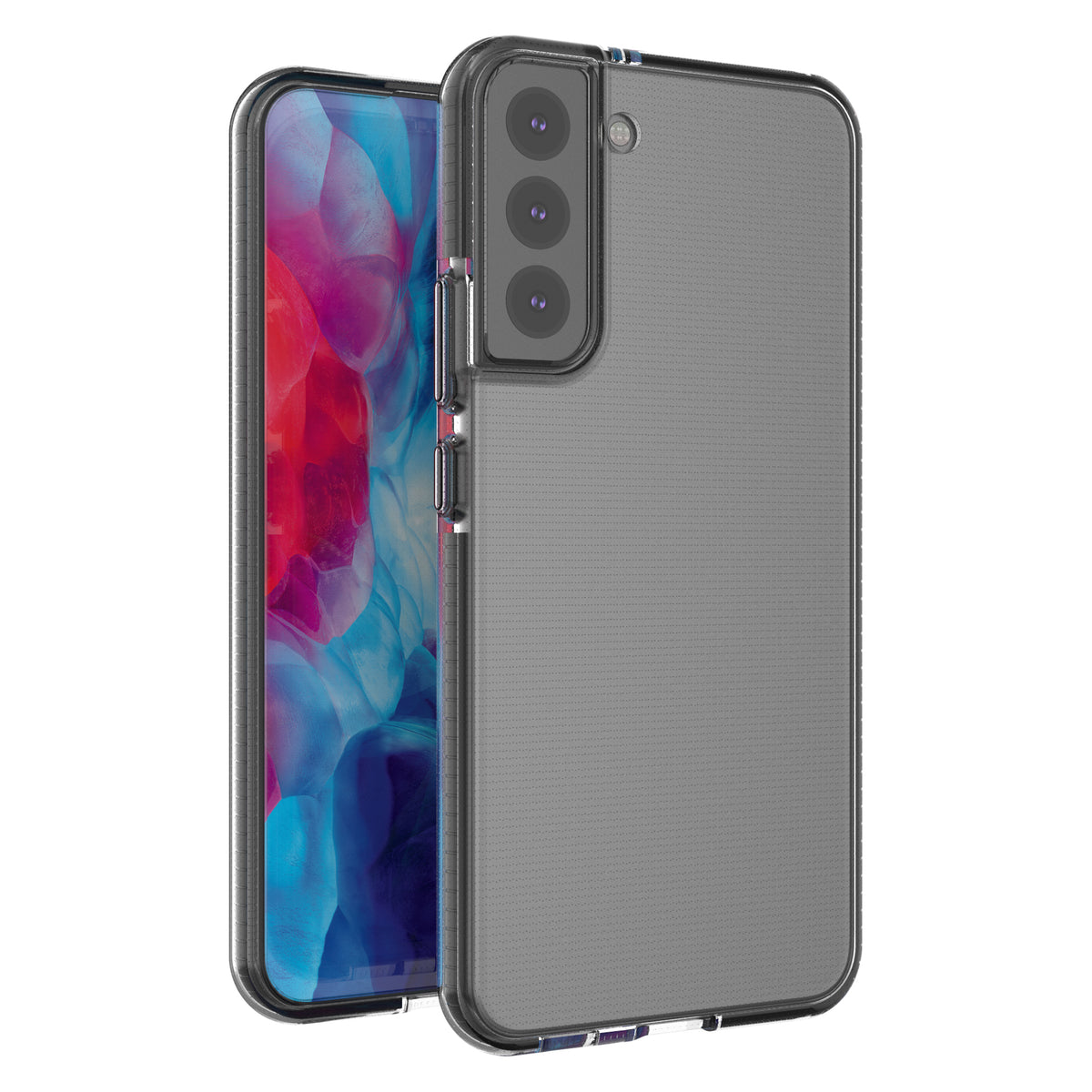 Spring Case gelinis dėklas Samsung Galaxy S22+ – juodas -- Samsung Galaxy S22+