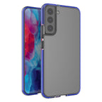 Skaidrus gelinis dėklas Samsung Galaxy S22+ – tamsiai mėlynas -- Samsung Galaxy S22+