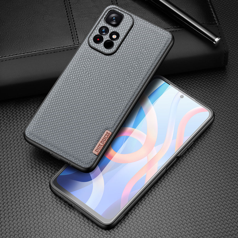 Dux Ducis Fino nailoninis dėklas Poco M4 Pro 5G – mėlynas -- Xiaomi Poco M4 Pro